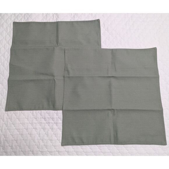 🪴 Foindtower Desert Green Linen Pillow Covers 18x18 Set of 2 - Picture 4 of 8